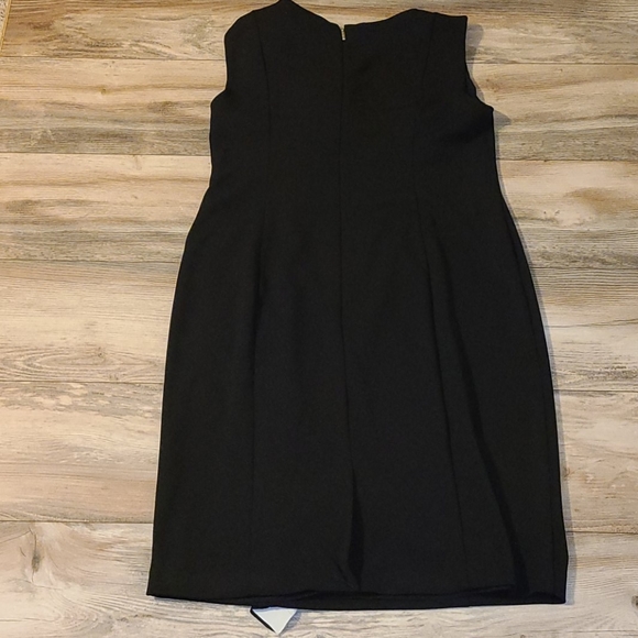 Karl Lagerfeld Paris black midi dress with ruffle - Picture 4 of 7